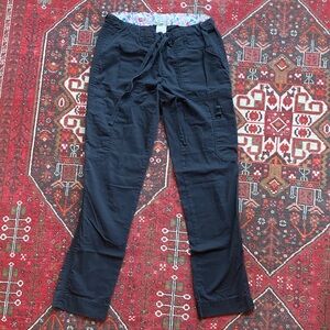 Koi Women's Black Straight Leg Pants scrubs great condition. S pockets tie